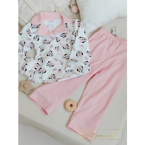 Пижама BabyBoomsiki, размер 104, розовый юбка babyboomsiki размер 0 1 год розовый
