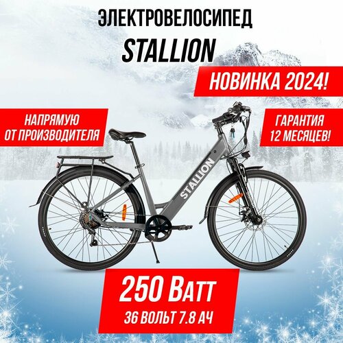 Электровелосипед Stallion Серый 6599000₽