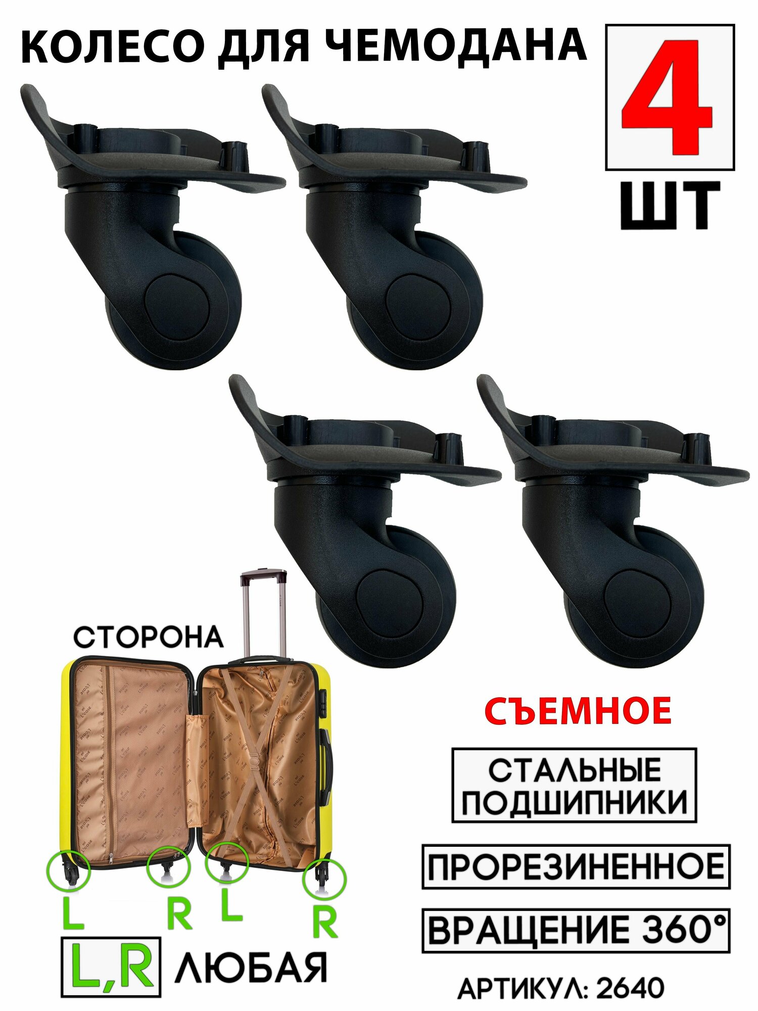 Колесо для чемодана 