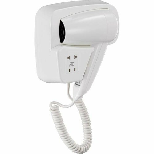 Фен Puff-1200B настенный 1200 Вт 2 скорости белый 296100₽