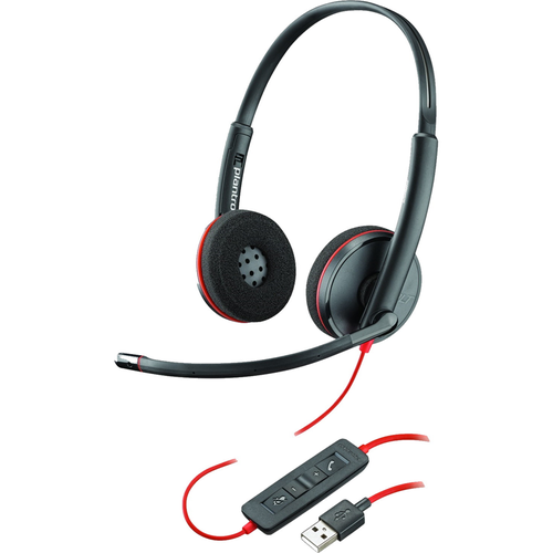 Гарнитура проводная Plantronics BLACKWIRE, C3220 USB-A