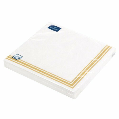 Салфетки бумажные Рамка Золотая Барокко Art Bouquet 33 х 33 см 3-сл 16 шт 621₽