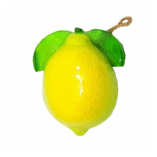 Фигурное мыло Siam Virgin Лимон с природной губкой.