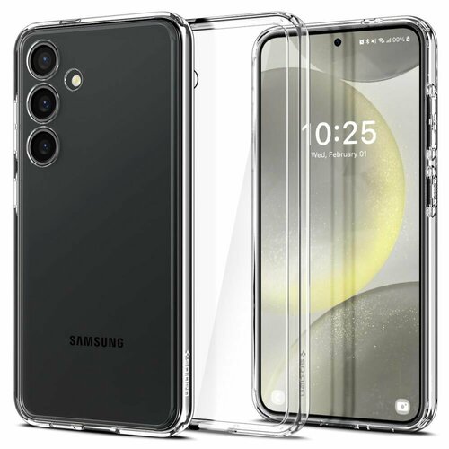 Защитный чехол SPIGEN ULTRA HYBRID GALAXY S24 CRYSTAL CLEAR чехол гибрид spigen для nexus 5x ultra hybrid кристально прозрачный sgp11759