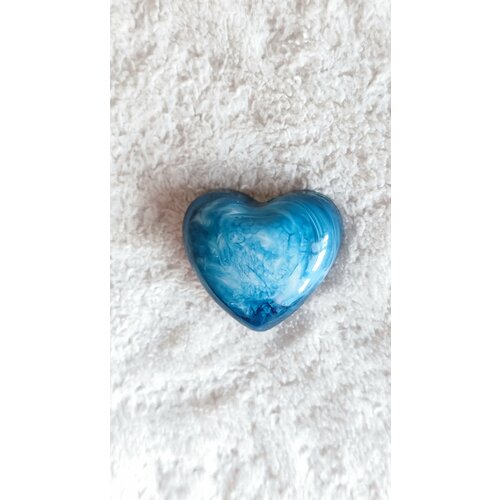 Магнит «Сердечко синее размытое»