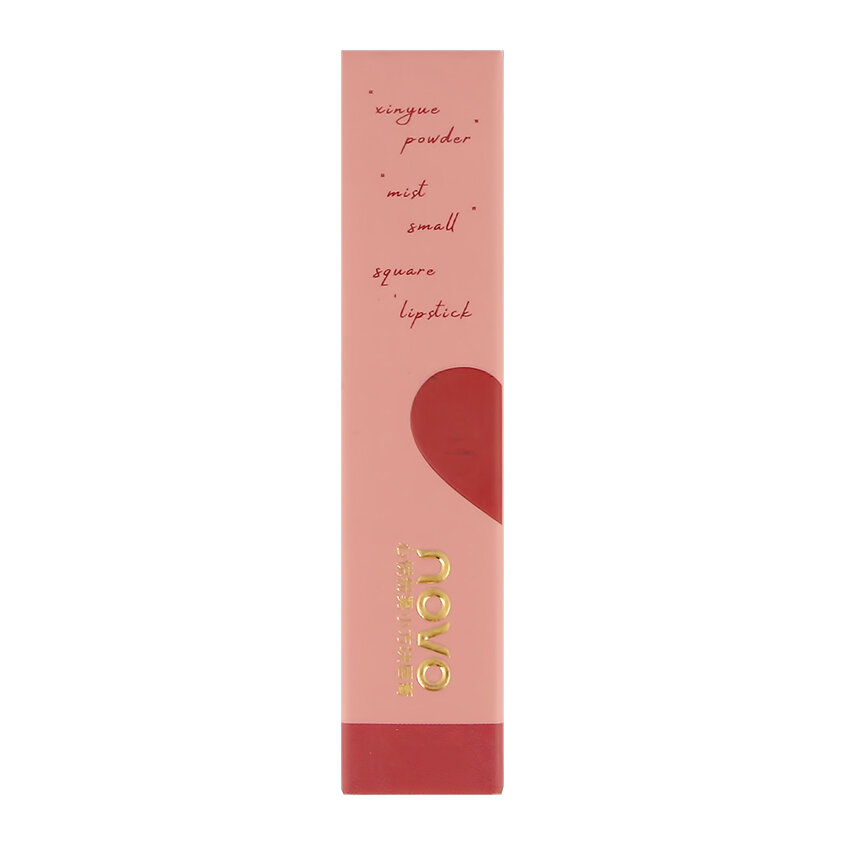 Помада Помада для губ `NOVO` SMALL LIPSTICK матовая стойкая (увлажняющая) тон 888 red brown