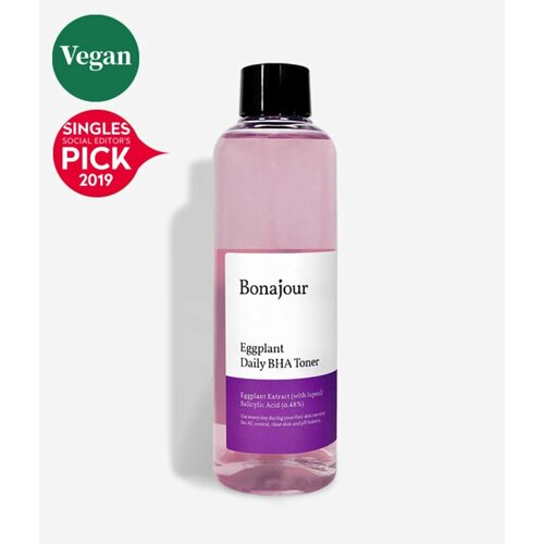 Баклажанный тонер Ежедневный BHA-Тоник Bonajour Eggplant Daily BHA Toner 205ml