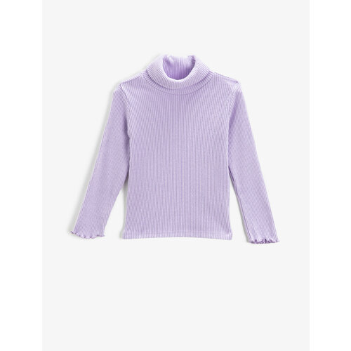 фото Лонгслив koton, размер 4-5 лет, лиловый