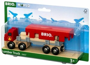 BRIO Игровой грузовик для перевозки брёвен 33657