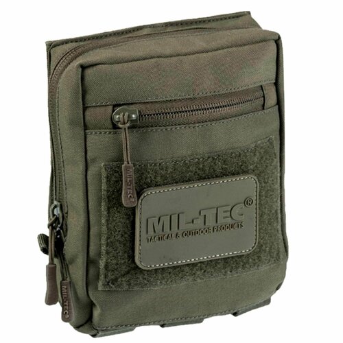 Подсумок Mil-Tec Multipurpose Belt Pouch with Hook and Loop Back olive подсумок mil tec double pistol magazine pouch hook and loop back black