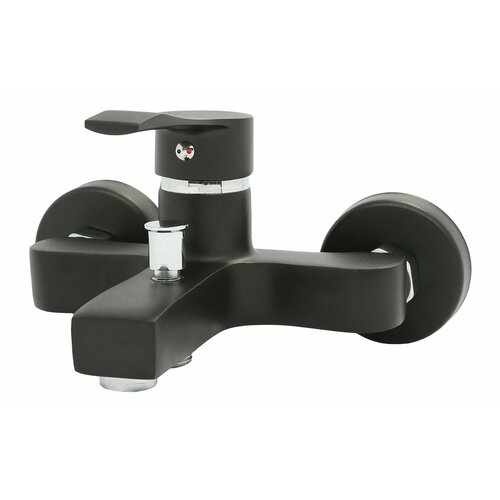 Смеситель для ванной Altos латунь, чёрный/хром