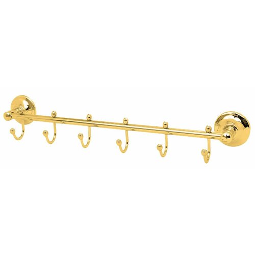 Крючки для ванной комнаты и кухни Altos (5 крючков) латунь, золотой