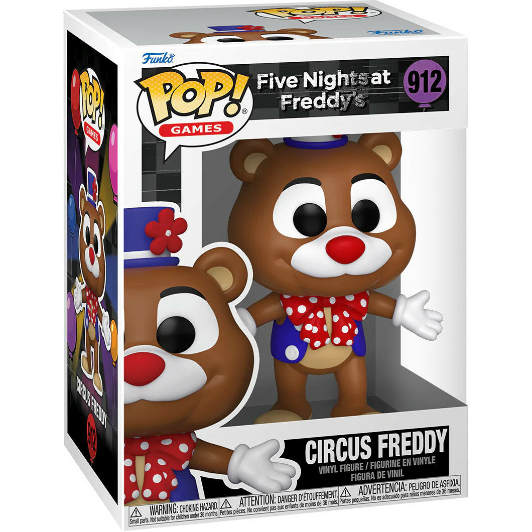 Фигурка Funko POP! Games Five Nights at Freddy's: Balloon Circus Circus Freddy 67630 — фото 1