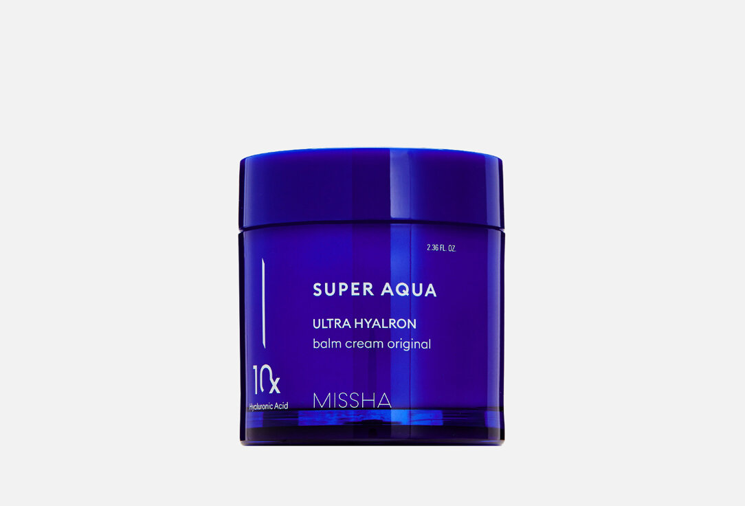 Крем-бальзам для лица Missha Super Aqua Ultra Hyalron Balm Cream Original / объём 70 мл