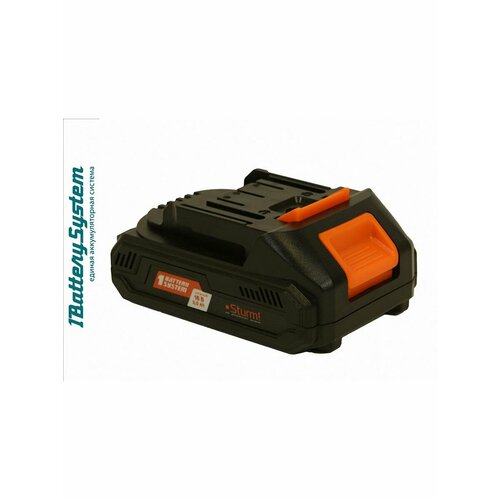 Аккумулятор Sturm! SBP1802, 18 В, 2 Ач, 1BatterySystem аккумуляторная цепная пила sturm csc3614bl 1batterysystem