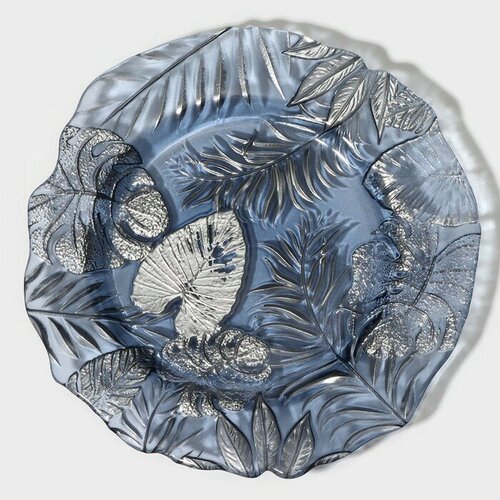 Тарелка десертная Арабис 215 см цвет голубой 679₽