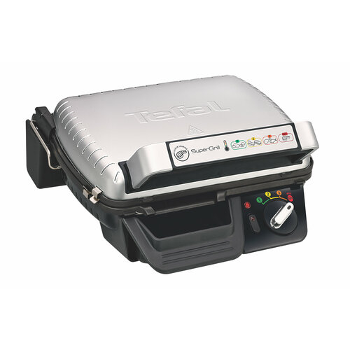 Гриль Tefal SuperGrill Standard GC450B32, стальной