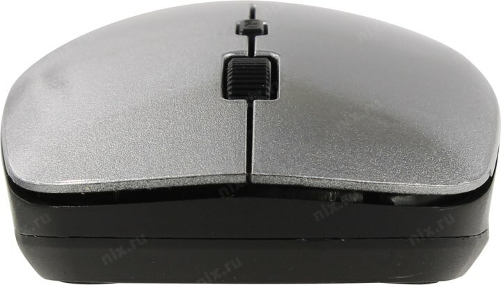Мышь OKLICK 565MW glossy, оптическая, беспроводная, USB, черный и серебристый [sr-1805] - фото №19
