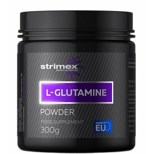 Strimex L-Glutamine (L-Глютамин) 300 г (Strimex) strimex creabon 100% micronized creatine 300 г