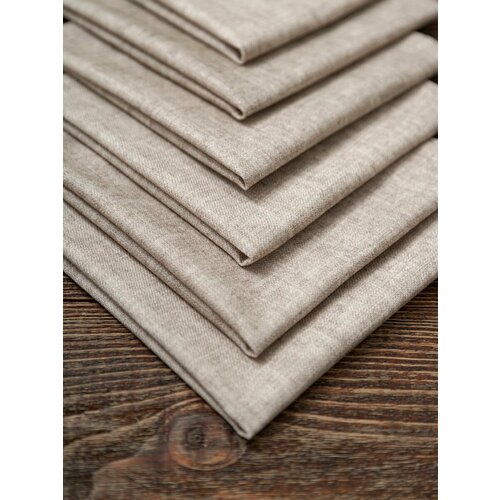 Салфетки на стол под тарелки, сервировочные, Fresca Design, набор из 6 шт, хлопок 33 х 33