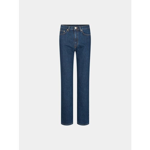 фото Джинсы han kjøbenhavn straight jeans medium, размер 25, синий