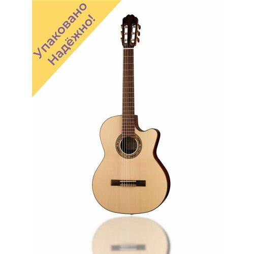 F65CW Performer Series Fiesta Электро-акустическая гитара f65cw 7s performer series fiesta электро акустическая 7 струнная класс гитара с вырезом kremona