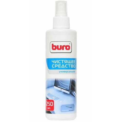 Спрей для оргтехники BURO BU-Suni 250 мл favorit office plastic clean 250 мл чистящий спрей для клавиатуры для оргтехники 250 мл