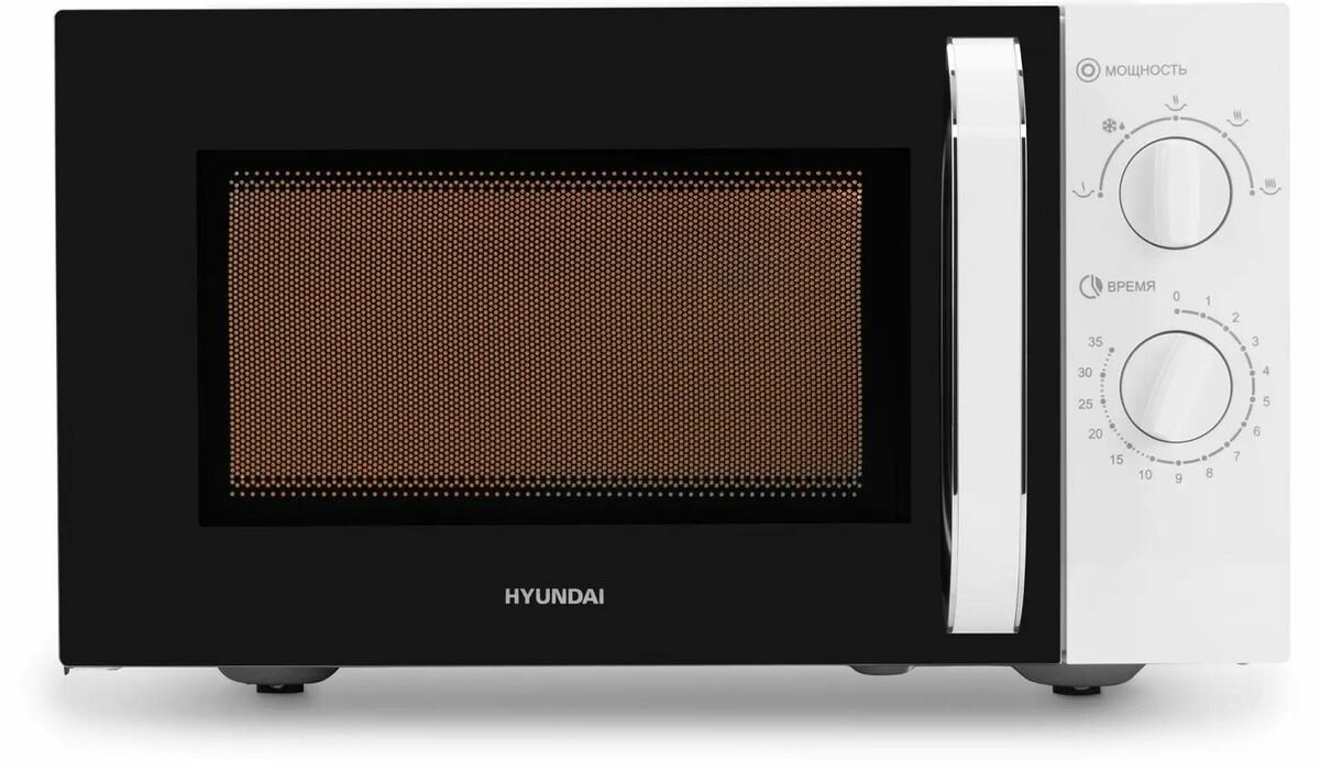 Микроволновая печь Hyundai HYM-M2023, 800Вт, 23л, белый /хром - фотография № 8
