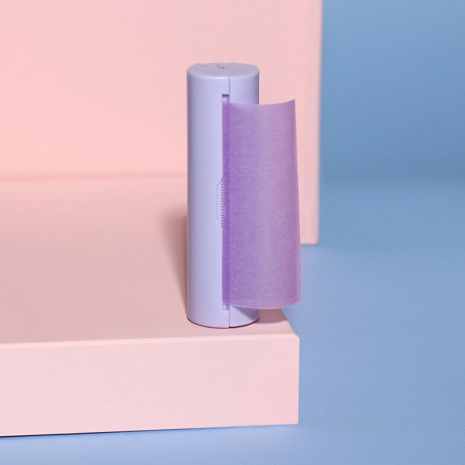 фото Мыло листовое, в рулоне, d 2,3 × 9 см, 120 см, цвет фиолетовый