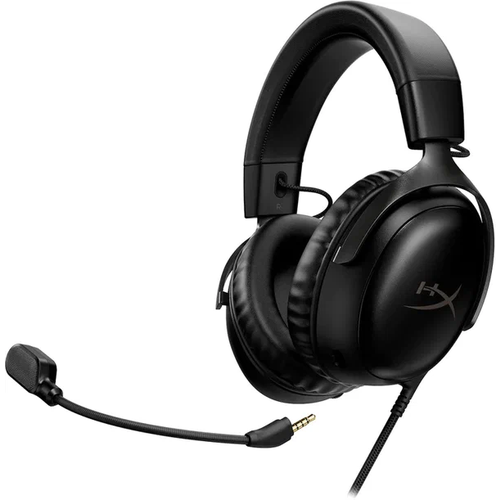 (OEM) HYPERX CLOUD III чёрная Игровая гарнитура (DTSX, USB-C, USB-A, mini-jack 3.5 мм, блок управления, 53 мм, 727A8AA)