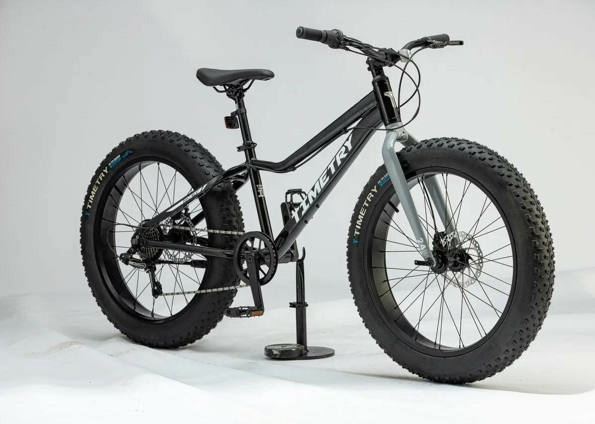 Велосипед фэтбайк Fatbike Time Try TT215/7s 20" Алюминиевая рама 12" черный