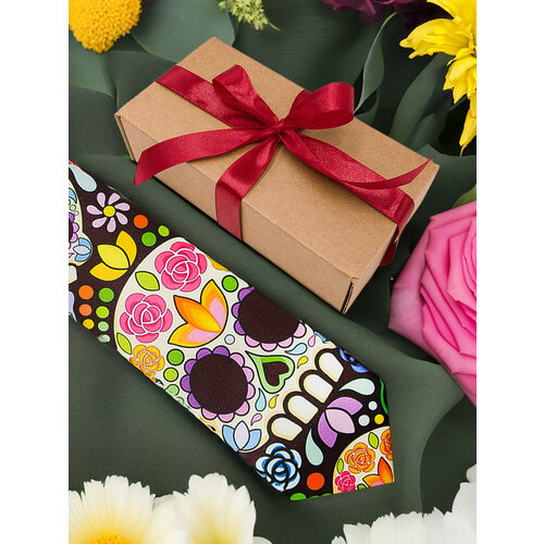 Галстук Рыбий Зонтик, мультиколор