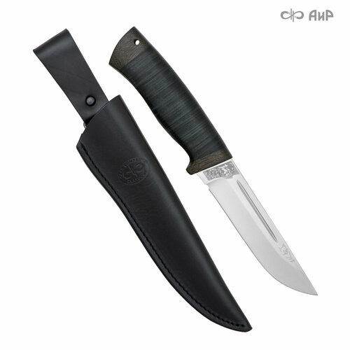 фото Нож туристический аир бекас сталь 95х18 рукоять кожа