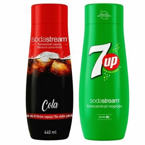 Сироп-концентрат SodaStream Cola+7up 440 мл 2 шт