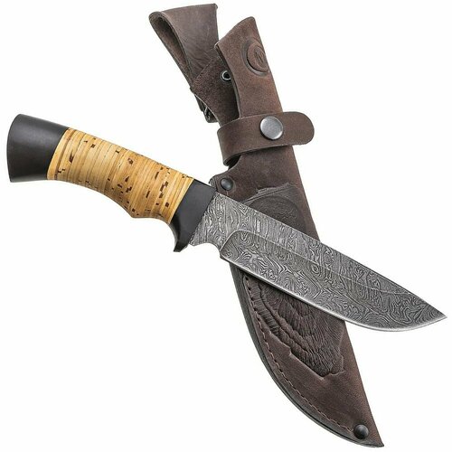 фото Нож лорд дамасская сталь береста граб [ / ] мастерская семина