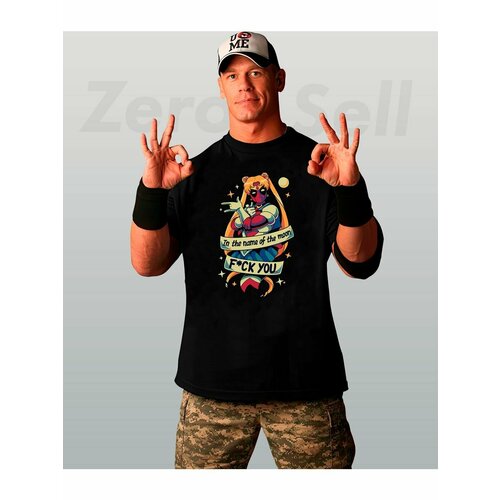 фото Футболка сейлор мун, размер 5xl, черный zerosell