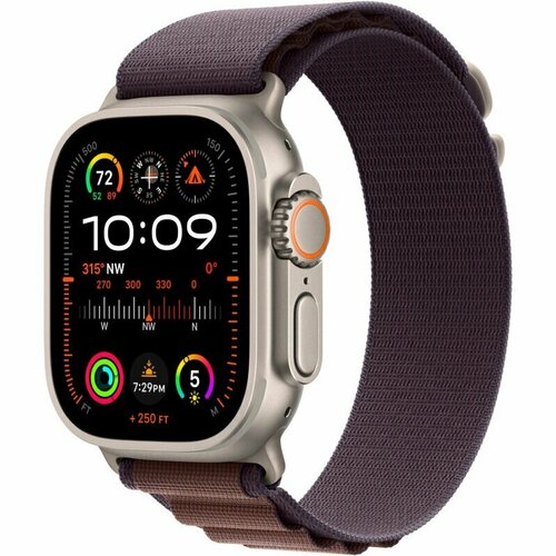 Часы Apple Watch Ultra 2 49 мм M Titanium Case with Indigo Alpine Loop 10244800₽