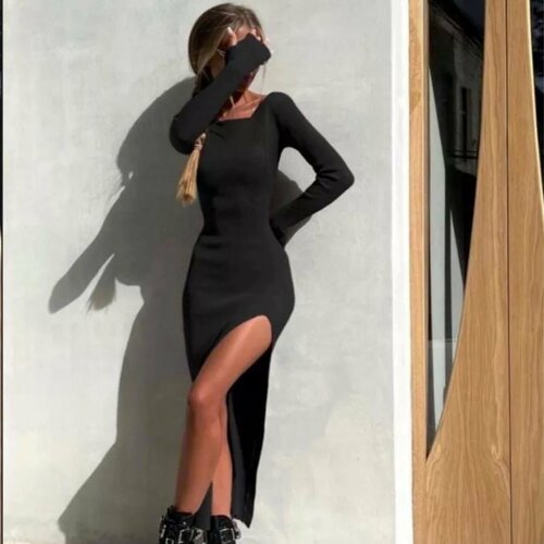 фото Платье размер единый, черный zonastyle