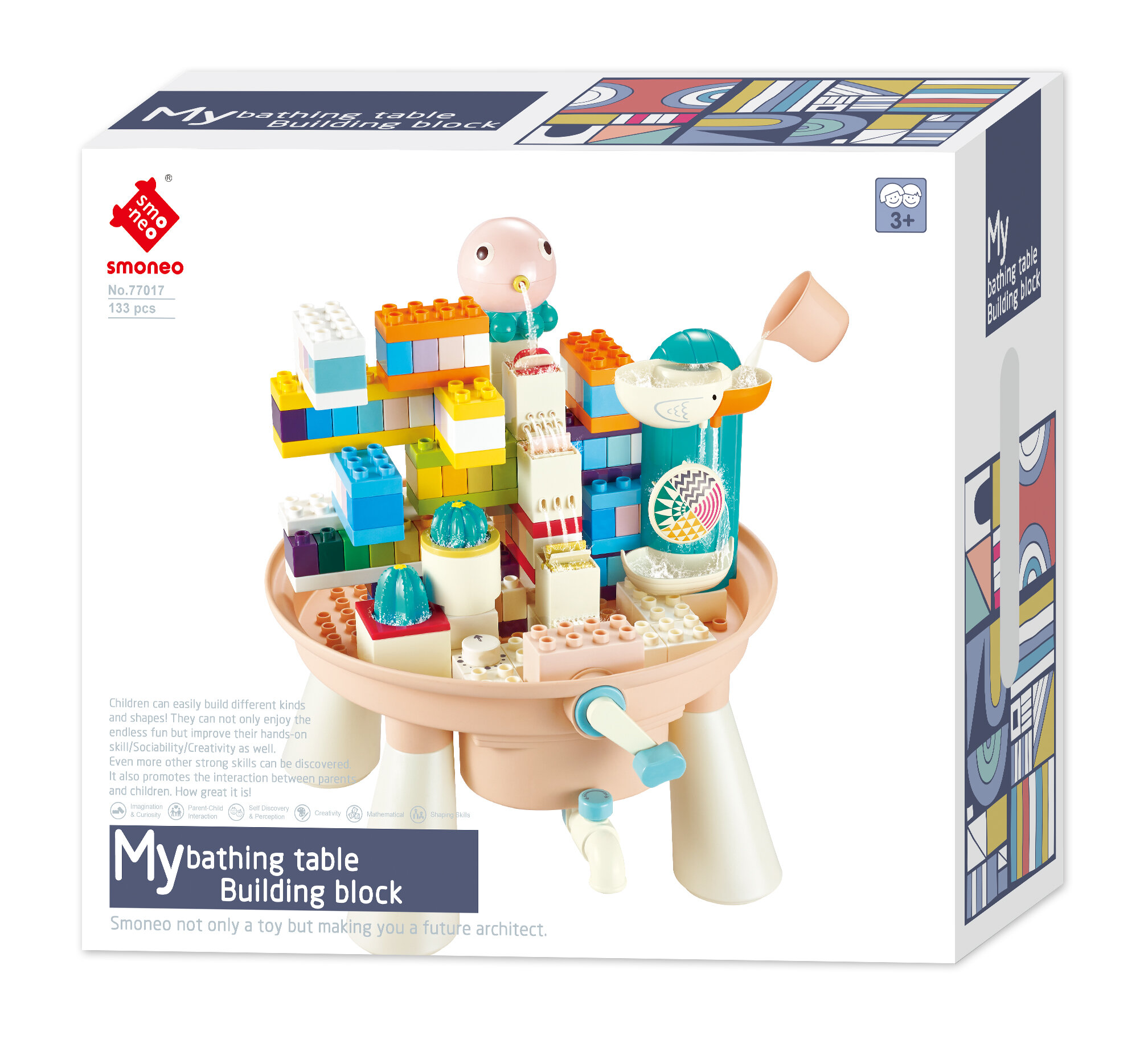 фото Конструктор со столиком "Водные горки"