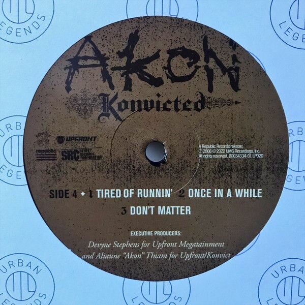 0602438539970, Виниловая пластинка Akon, Konvicted Universal Music - фото №3