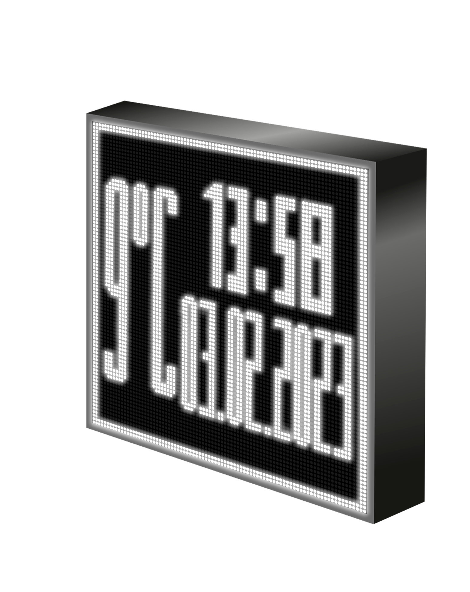 Бегущая строка/ Led /рекламная вывеска/ панель/69х69см — фото 1