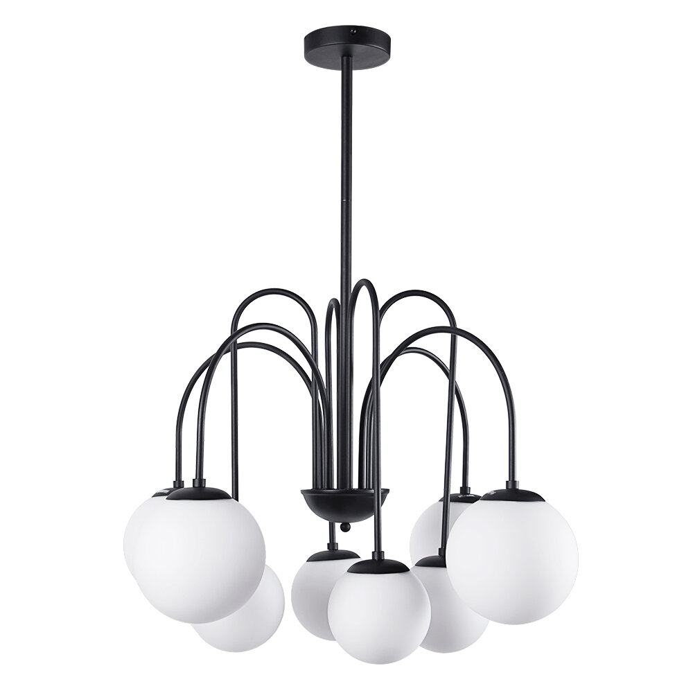 Люстра на штанге Arte Lamp MEBSUTA A1675LM-8BK / E14 / 8х40Вт / IP20 / чёрный