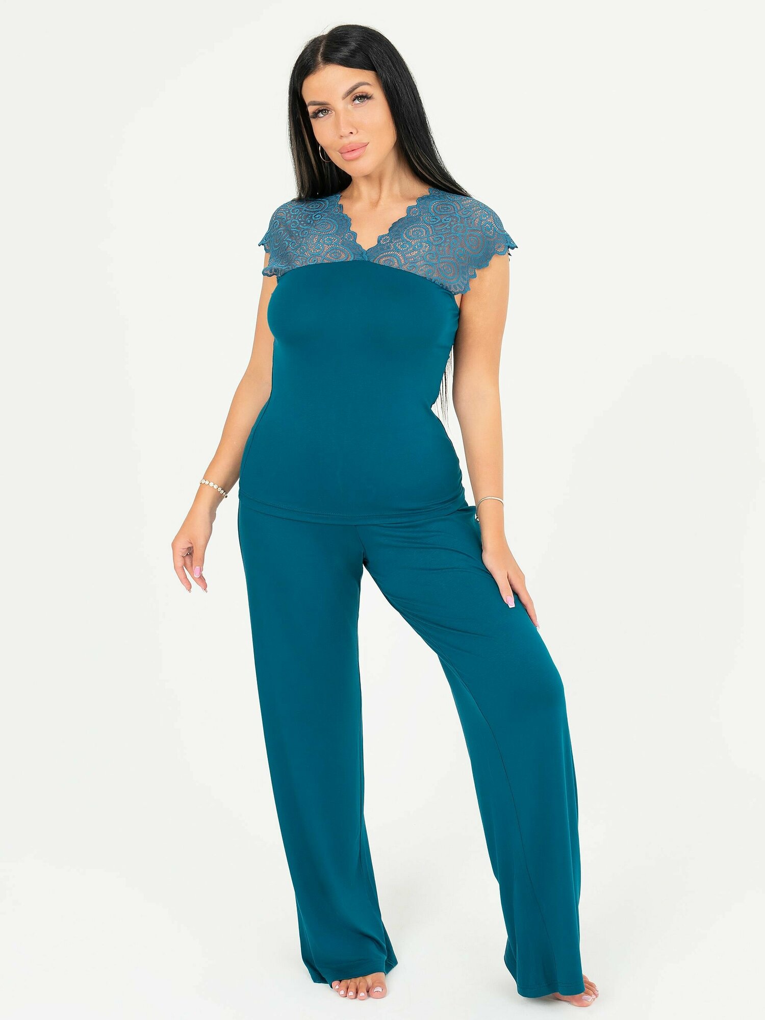 Комплект Instinity Весна-лето 2024, размер 56, синий, зеленый — фото 1