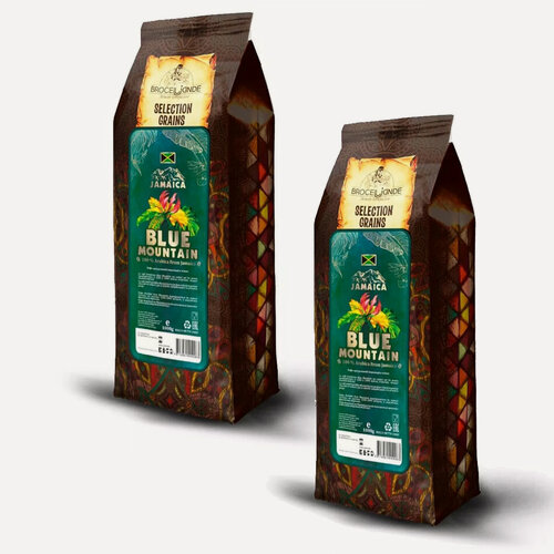 Изображение товара Кофе в зернах Broceliande Jamaica Blue Mountain, 1 кг х 2 шт