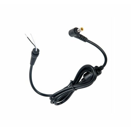 Cable / Кабель с разъемом для ноутбука Samsung, диаметр 5.5х3.0 мм, длина 1,5 м изогнутый разъем