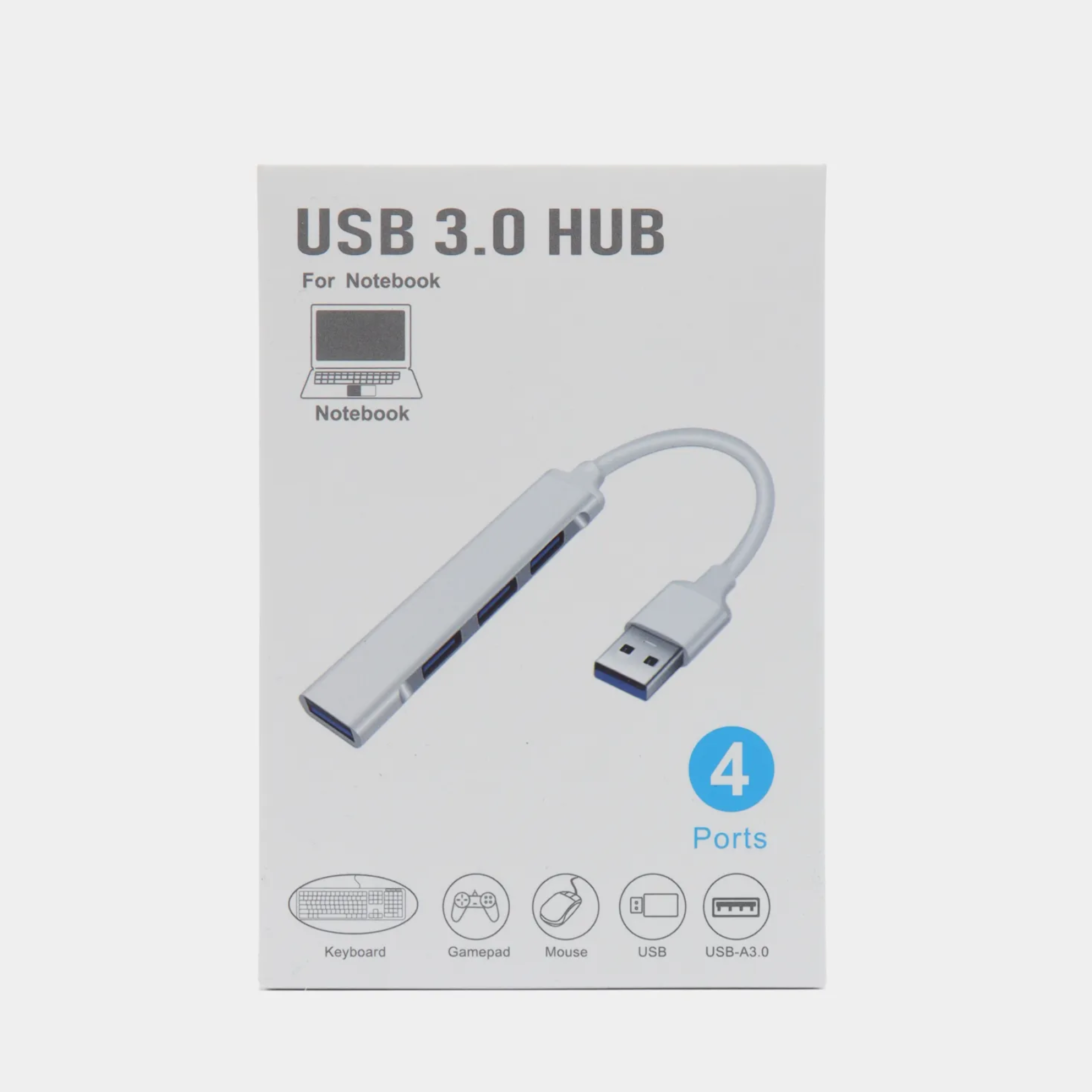 USB 3.0 - хаб, разветвитель на 4 порта, переходник HUB 3.0 концентратор