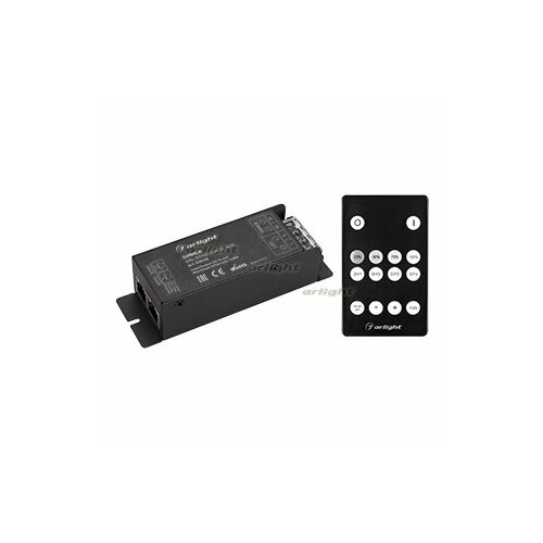 035135 диммер arl sync dim black 12 24v 1x25a пду 14кн rf rj45 arlight ip20 металл Arlight Диммер ARL-SYNC-DIM Black (12-24V, 1x25A, ПДУ 14кн, RF, RJ45) (IP20 Металл, 3 года) 035135 (7 шт.)