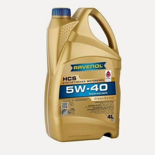 Изображение товара Моторное масло RAVENOL HCS 5W-40 CF/SN 4л. (4014835723993)