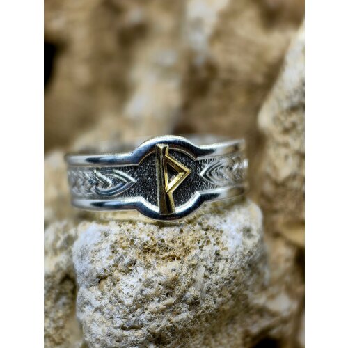 фото Кольцо sidorge, размер 19, серебряный, золотой