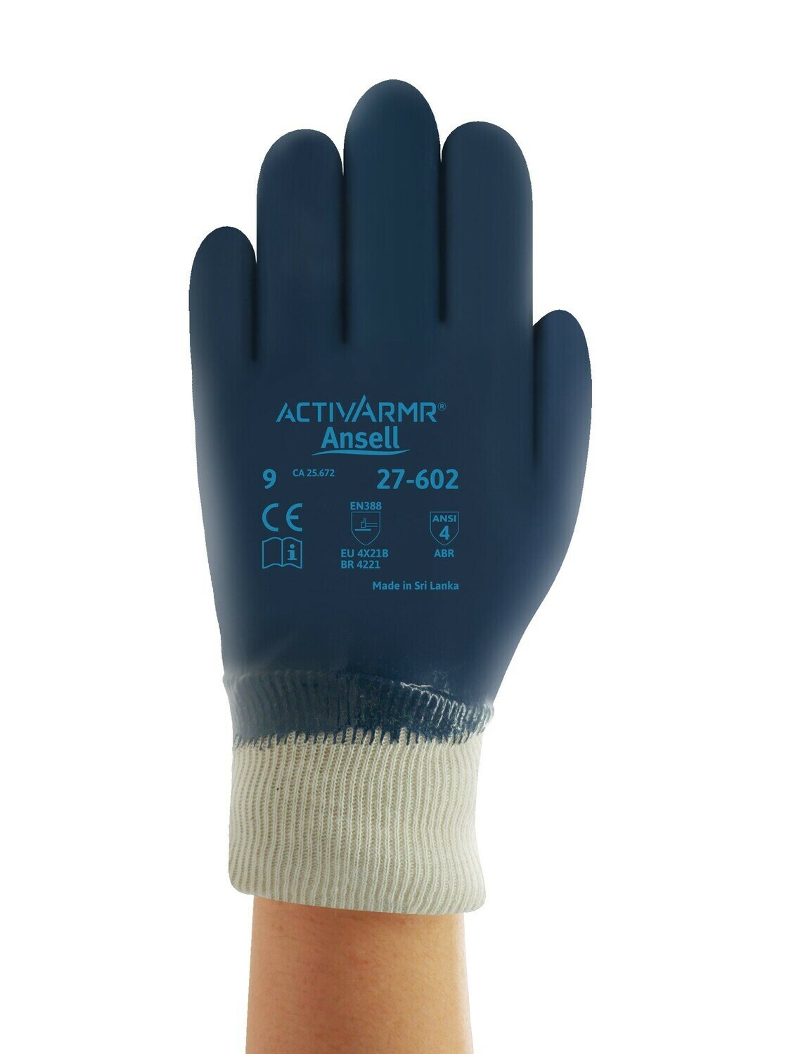 Перчатки Ansell от механических повреждений ActivArmr Hycron 27-602-9